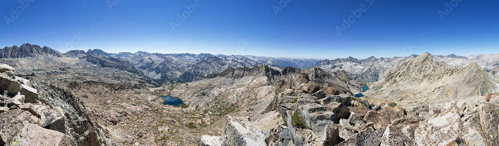 Panoramic Sierra Mountain View