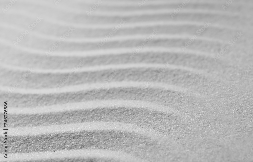 Zen garden pattern on sand. Meditation and harmony Zen garden pattern on sand. Meditation and harmony