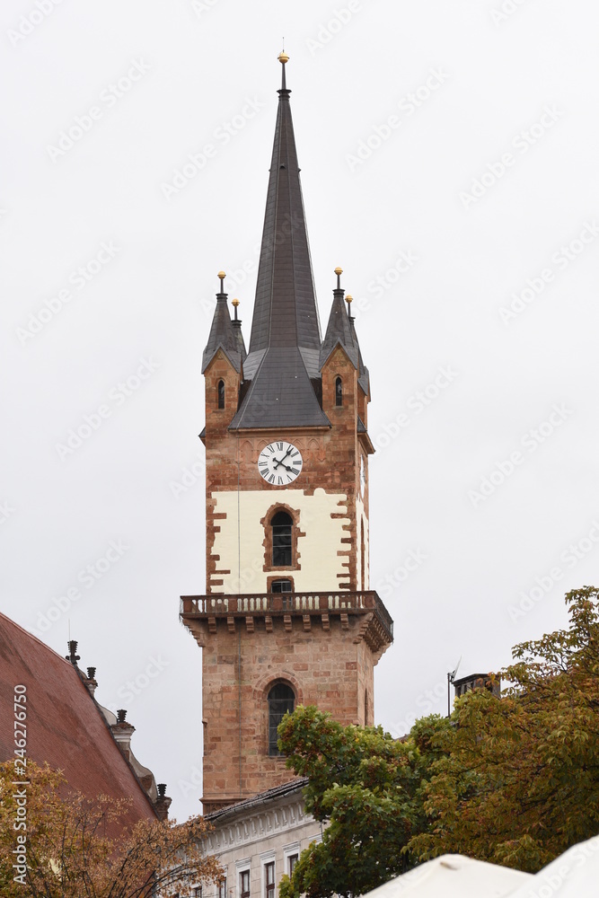 Bistrita ,2016,iserica Evanghelica, ,Evangelical Church , ianuarie 2016, 