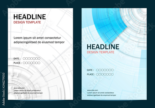 ポスターデザイン　テクノロジーのイメージ
