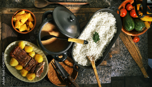 Brazilian dish typical of Brazilian cuisine photo