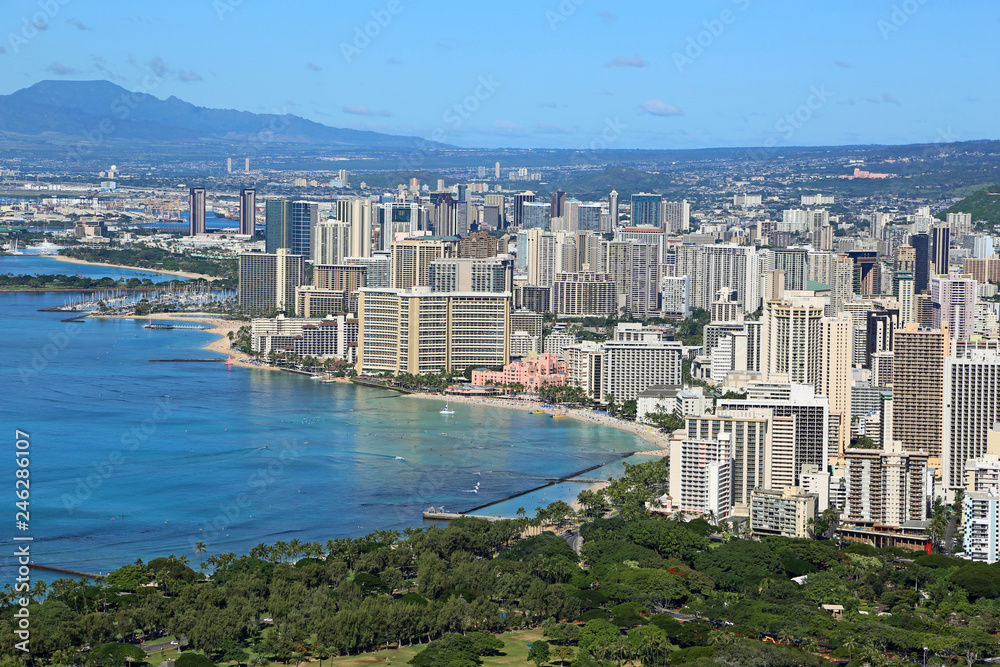View at Honolulu - Oahu, Hawaii