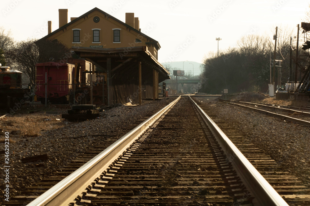 old railroad depot