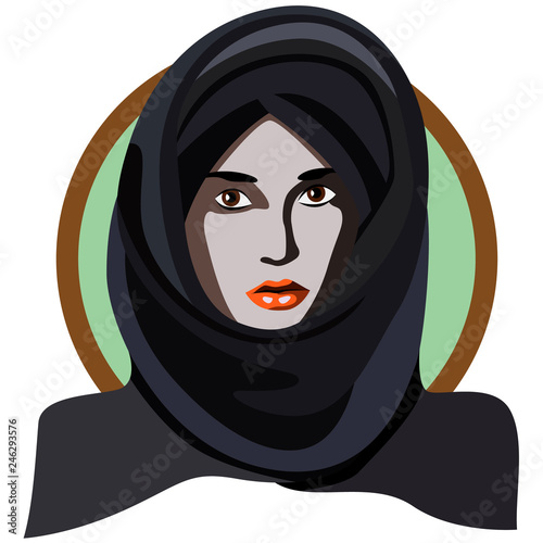 Muslim woman hijab equality of all women in the world, chastity