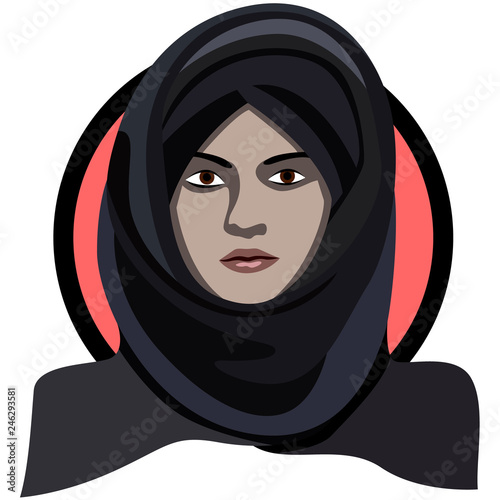 Muslim woman hijab equality of all women in the world, chastity