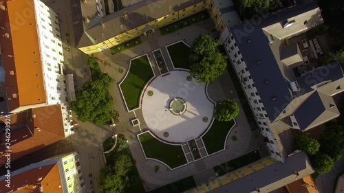 Drone scene of Istv√°n Dob√≥ square photo