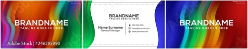 Modern creative and clean business card template, polygon background, flyer design, name card template. Corporate identity with abstract illustration. Vector company style for brandbook