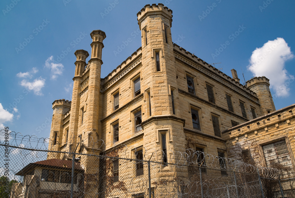 Old abandoned prison