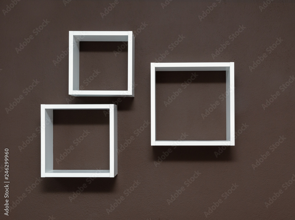 shelves on the wall