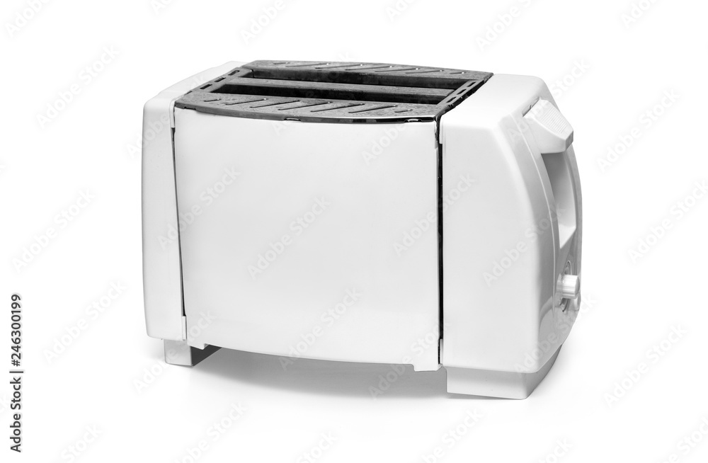 The image of toaster under the white background The image of toaster under the white background