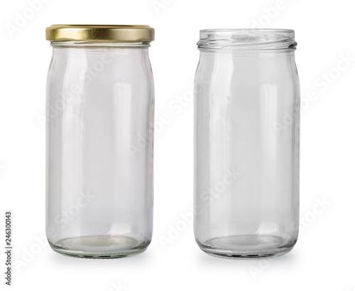 empty glass jar