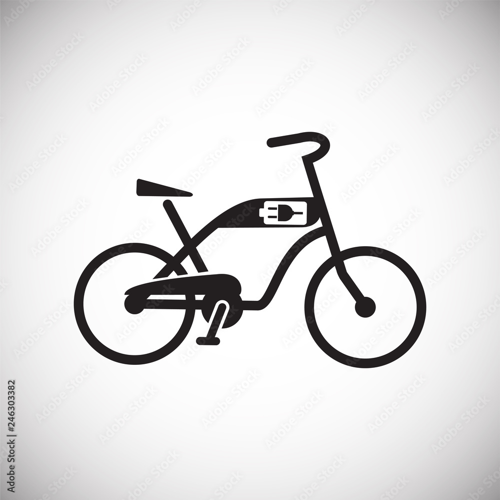 Bicycle icon on white background for graphic and web design, Modern simple vector sign. Internet concept. Trendy symbol for website design web button or mobile app Bicycle icon on white background for graphic and web design, Modern simple vector sign. Internet concept. Trendy symbol for website design web button or mobile app