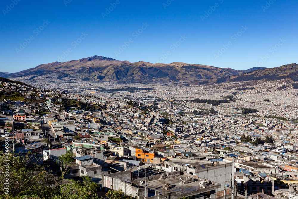 Partial view of Quito