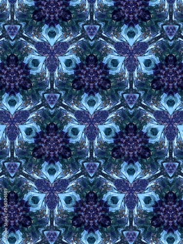 Blue pattern