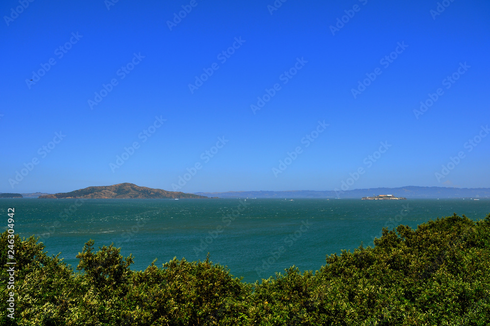 View of the San Francisco Bay in the morning. California, USA