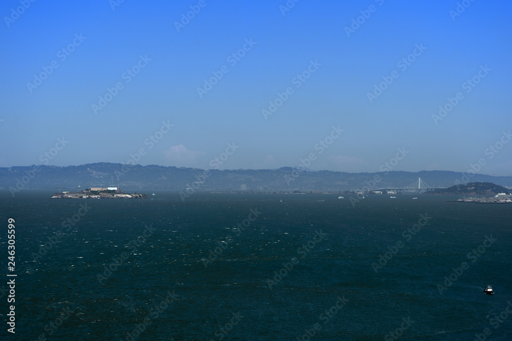 View of the San Francisco Bay in the morning. California, USA