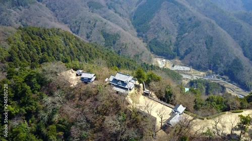 Aerial View Bichu Matsuyama Castle photo