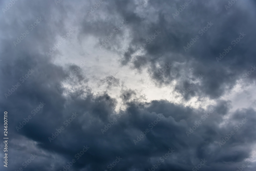 Cloudscape with Dark Storm Clouds