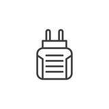 Anti mosquito fumigator line icon. linear style sign for mobile concept and web design. Insect electric fumigator outline vector icon. Symbol, logo illustration. Pixel perfect vector graphics