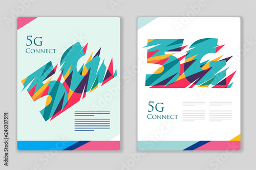 5G connection is coming. vector illustration