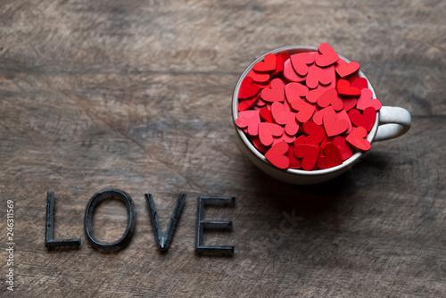 Valentines Day background w...