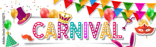 Celebration festive background for carnival festival