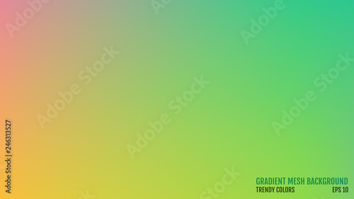 Modern background. Colors transition concept. Gradient mesh. Abstract Cover. Trendy colored Surface. Elegant pattern. Vector illustration.