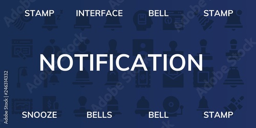  notification icon set