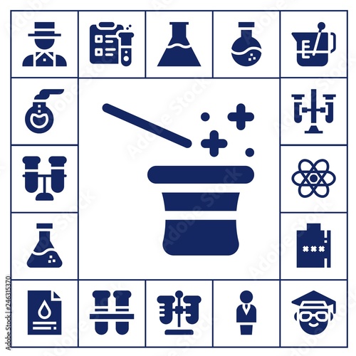  flask icon set