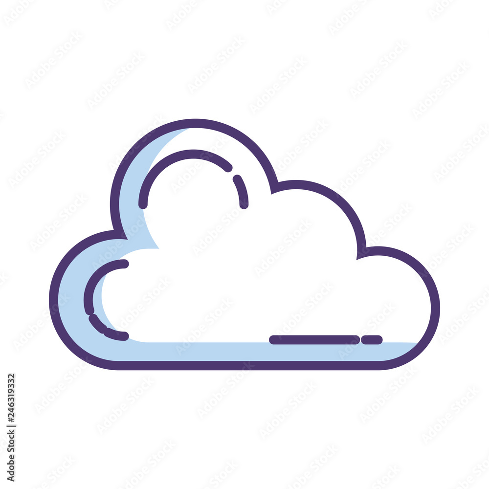 cloud computing server with arrow download