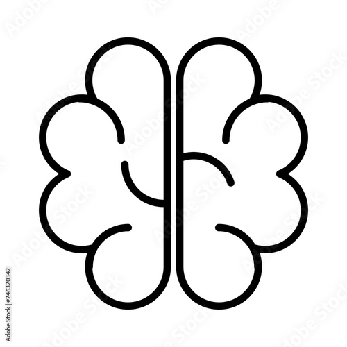 brain storming isolated icon