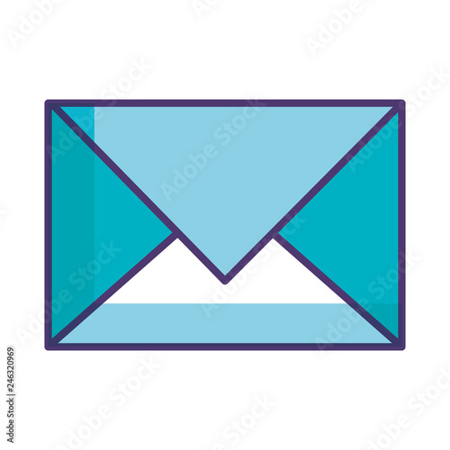 envelope mail isolated icon