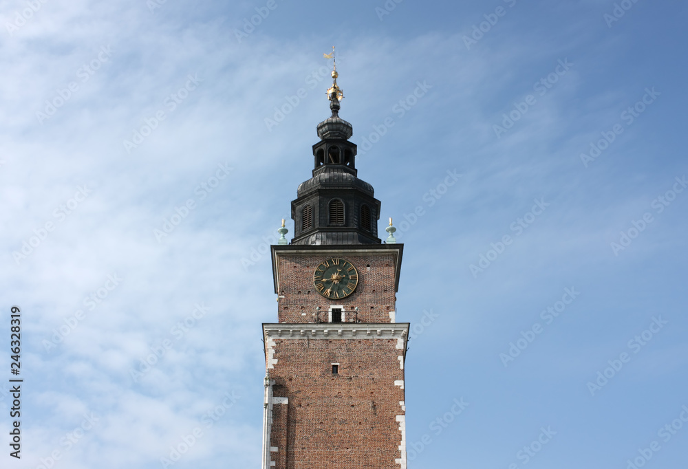 Town Hall Tower in Krakow, Poland