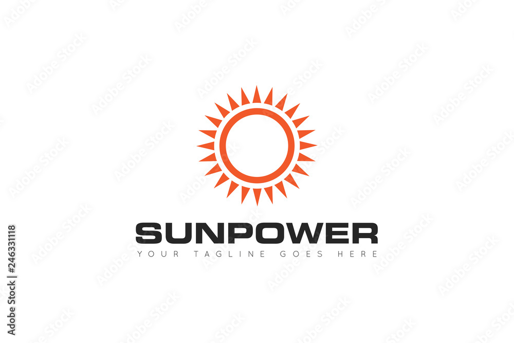 sun logo and sun icon Vector design Template. Vector Illustrator Eps.10