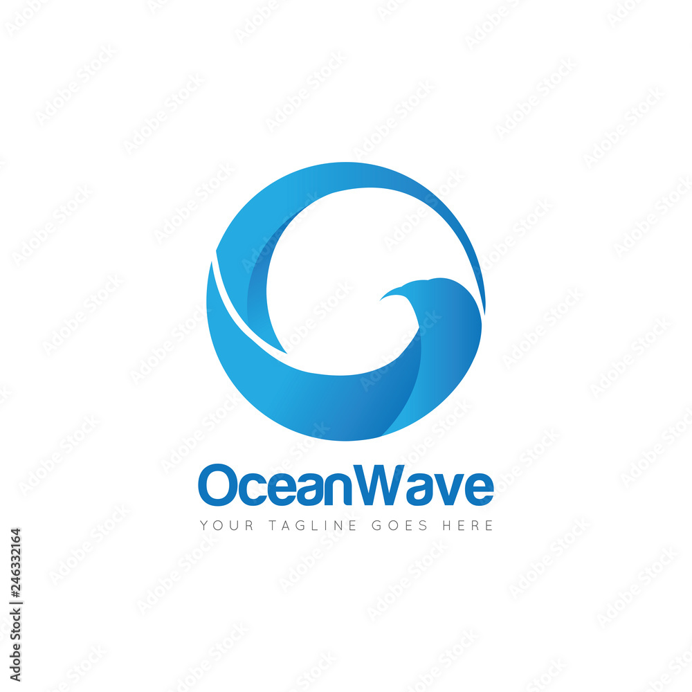 waves logo and icon vector illustration design template waves logo and icon vector illustration design template