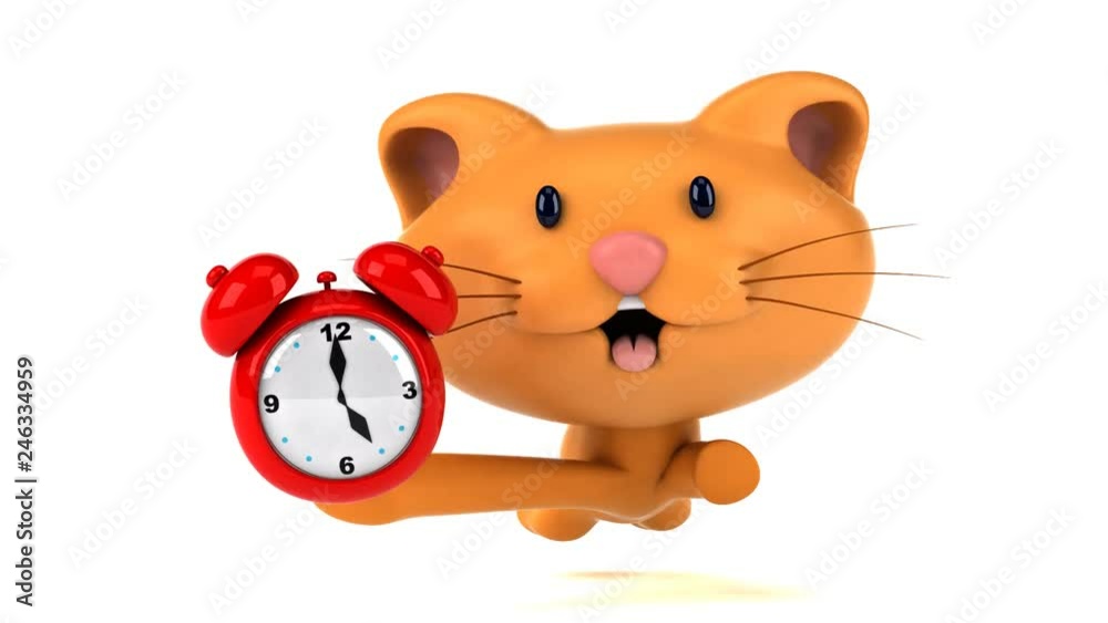Fun cat running - 3D Animation Fun cat running - 3D Animation