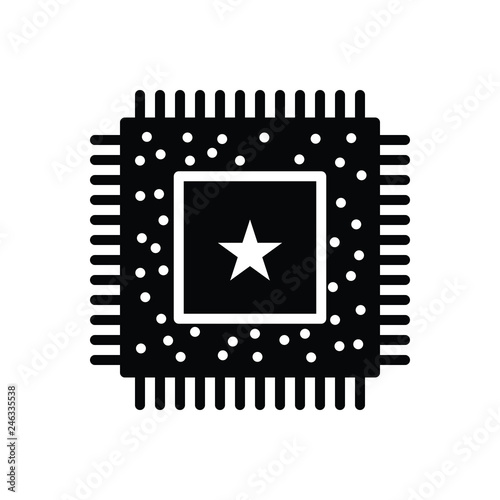 Black solid icon for  patches 