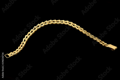 Bracelet from pure gold