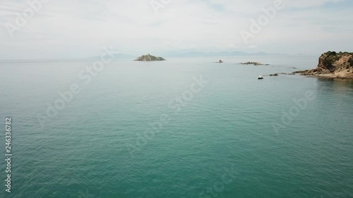 Torre Degli Appiani on island in Punta Ala. Italy photo