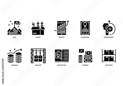 Business icons set