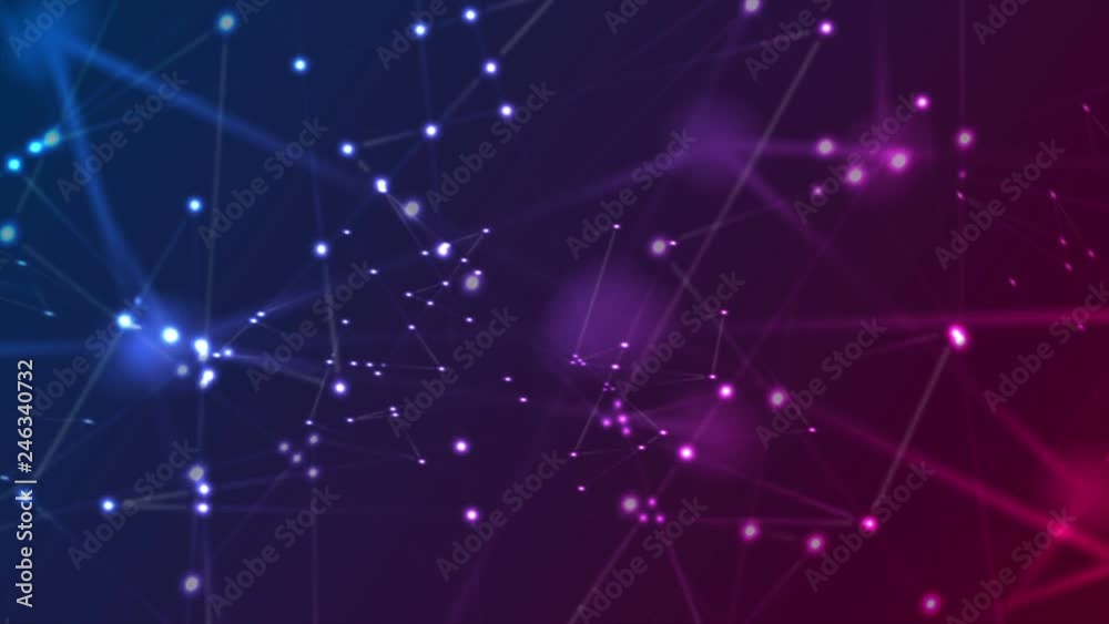 Abstract futuristic communication neon low poly motion design. Seamless loop. Video animation Ultra HD 4K 3840x2160 Abstract futuristic communication neon low poly motion design. Seamless loop. Video animation Ultra HD 4K 3840x2160