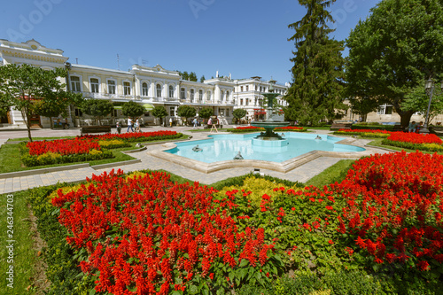 Narzan Gallery in the Kislovodsk City in the Mineralnye Vody Resort in Stavropol Region in Russia