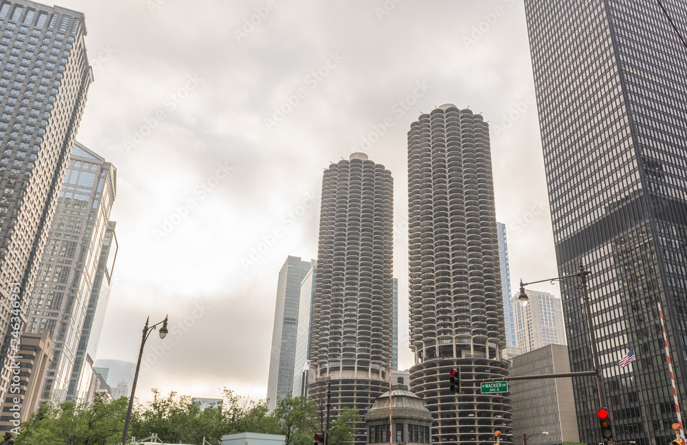 Obraz premium Skyline of Chicago