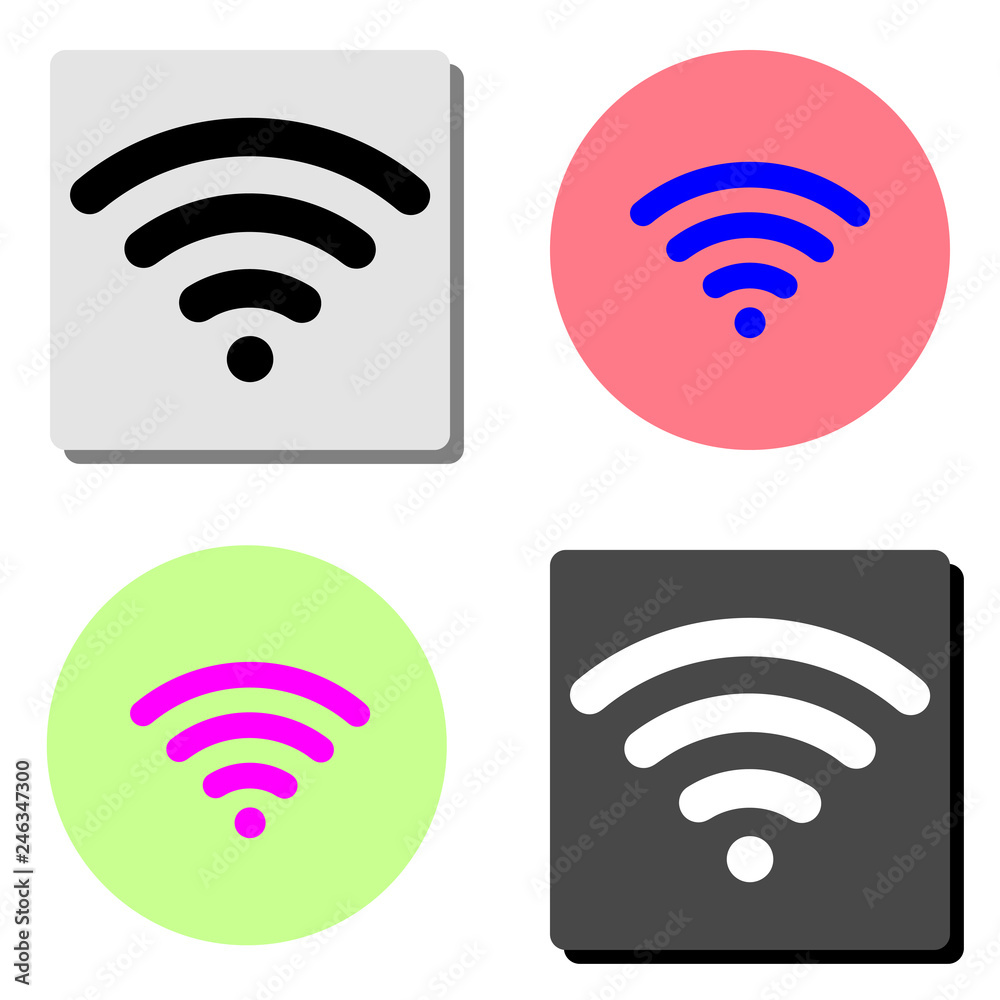 Wi-Fi. flat vector icon Wi-Fi. flat vector icon