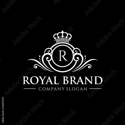 Royal Brand Logo Vector - Initial Letter Logo