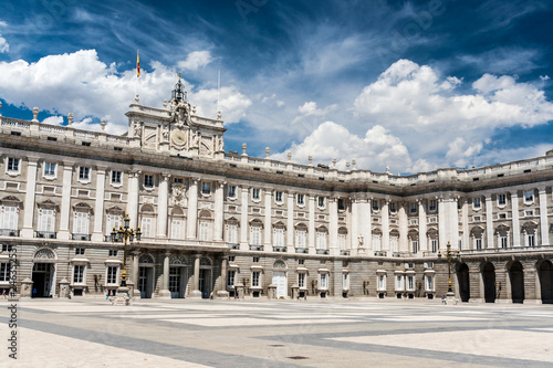 Spanish royal palace in Madrid, Spain