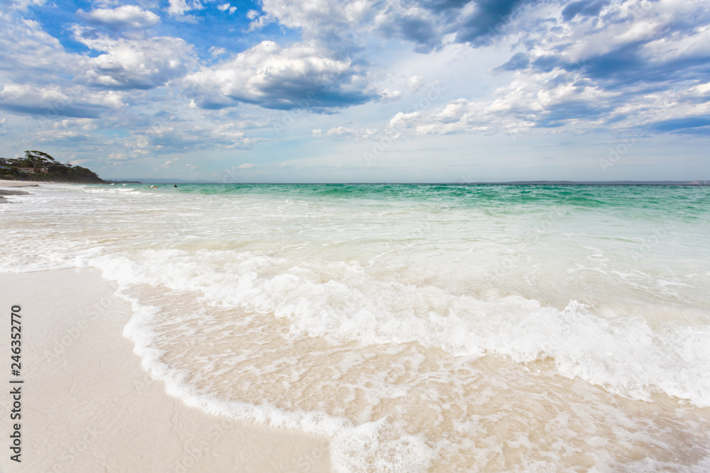 Beautiful and famous Hyams Beach Australia