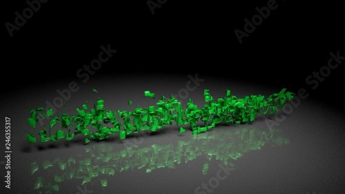 green grass with alpha channel
