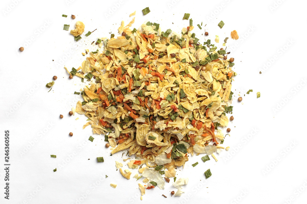 Spice mix on a white background. isolated Spice mix on a white background. isolated