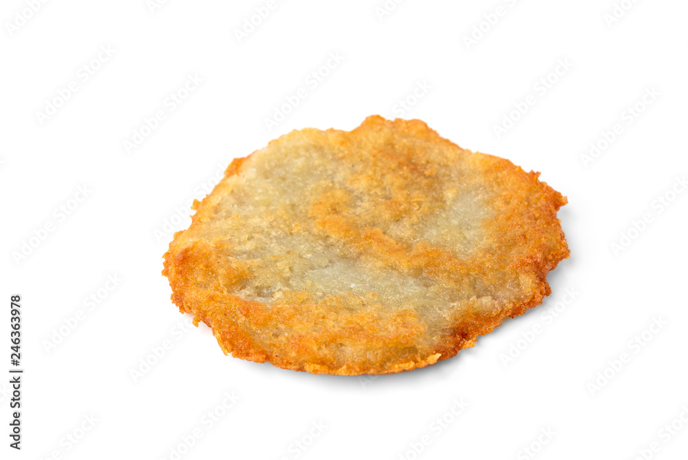 Potato pancakes isolated on white background. Potato pancakes isolated on white background.